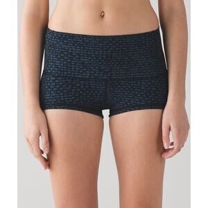 lululemon athletica Black and Blue Athletic Shorts
